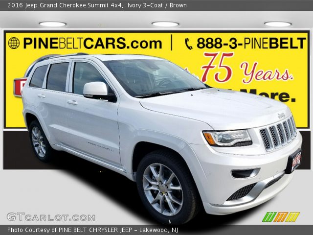 2016 Jeep Grand Cherokee Summit 4x4 in Ivory 3-Coat