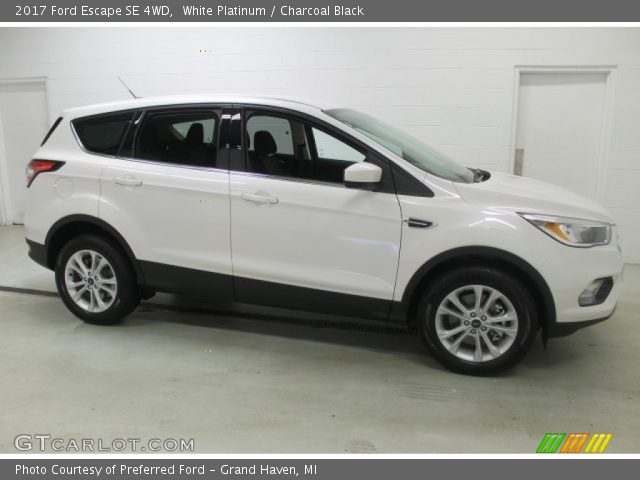 2017 Ford Escape SE 4WD in White Platinum