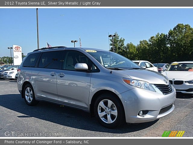 2012 Toyota Sienna LE in Silver Sky Metallic