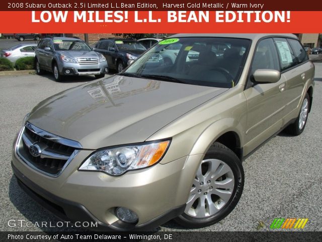 2008 Subaru Outback 2.5i Limited L.L.Bean Edition in Harvest Gold Metallic