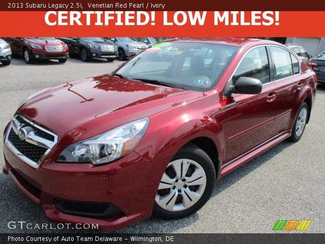 2013 Subaru Legacy 2.5i in Venetian Red Pearl