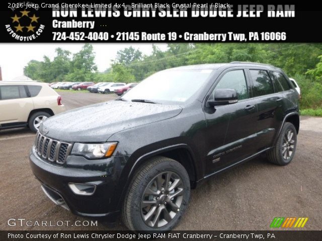 2016 Jeep Grand Cherokee Limited 4x4 in Brilliant Black Crystal Pearl
