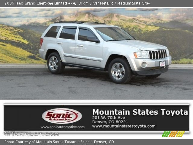 2006 Jeep Grand Cherokee Limited 4x4 in Bright Silver Metallic