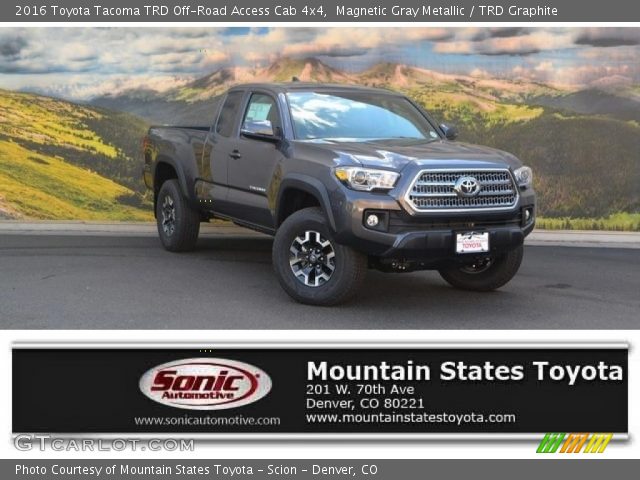 2016 Toyota Tacoma TRD Off-Road Access Cab 4x4 in Magnetic Gray Metallic