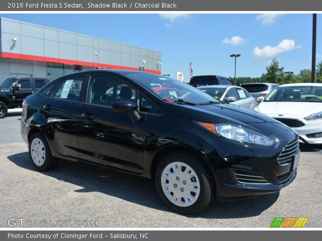 2016 Ford Fiesta S Sedan in Shadow Black