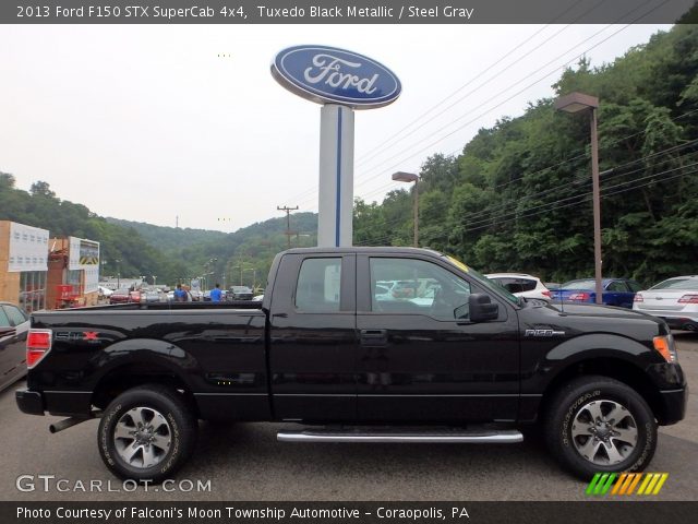 2013 Ford F150 STX SuperCab 4x4 in Tuxedo Black Metallic