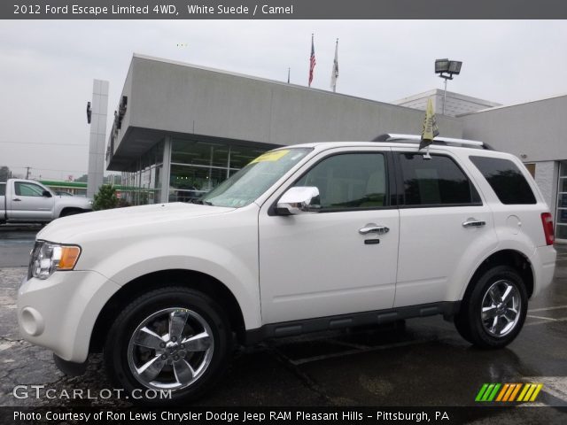 2012 Ford Escape Limited 4WD in White Suede