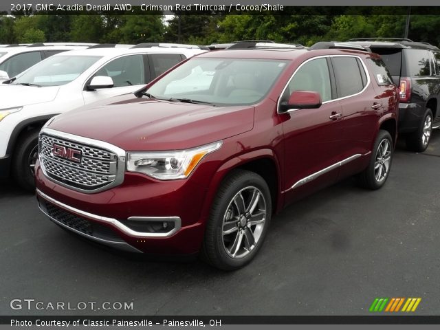 2017 GMC Acadia Denali AWD in Crimson Red Tintcoat