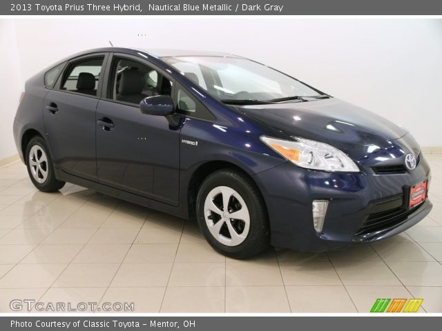 2013 Toyota Prius Three Hybrid in Nautical Blue Metallic