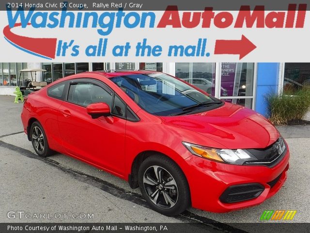 2014 Honda Civic EX Coupe in Rallye Red