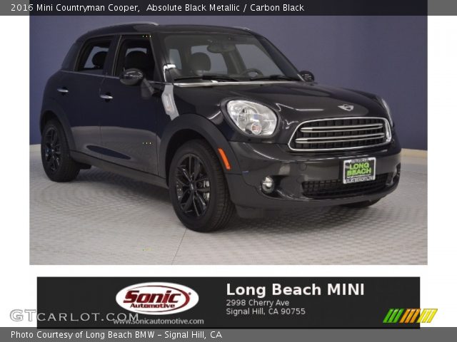 2016 Mini Countryman Cooper in Absolute Black Metallic