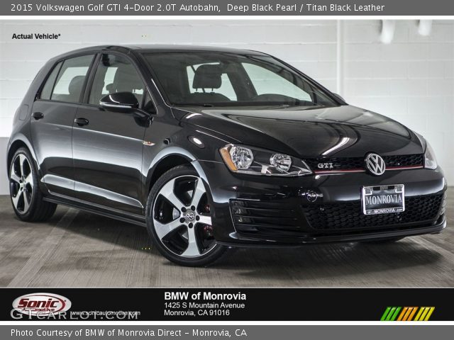2015 Volkswagen Golf GTI 4-Door 2.0T Autobahn in Deep Black Pearl