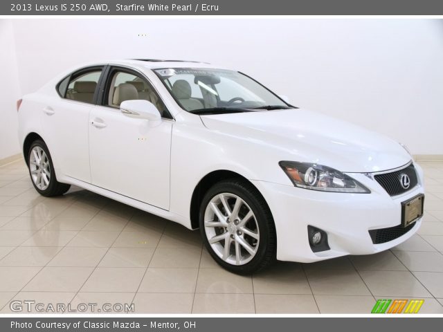 2013 Lexus IS 250 AWD in Starfire White Pearl