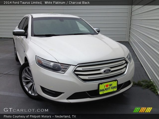 2014 Ford Taurus Limited in White Platinum