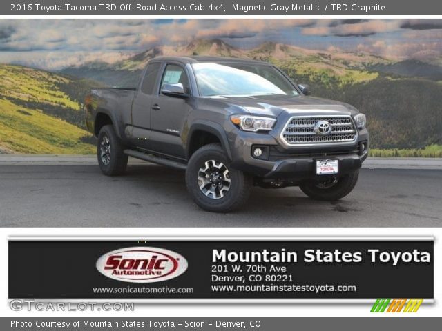 2016 Toyota Tacoma TRD Off-Road Access Cab 4x4 in Magnetic Gray Metallic