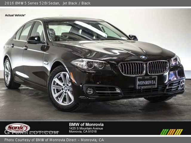 2016 BMW 5 Series 528i Sedan in Jet Black