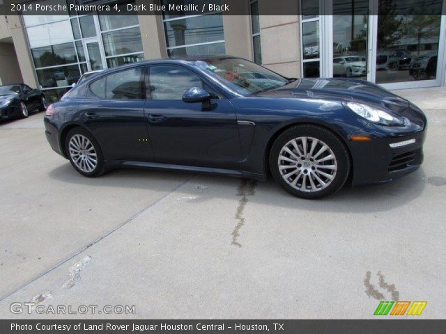 2014 Porsche Panamera 4 in Dark Blue Metallic