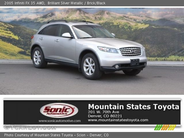 2005 Infiniti FX 35 AWD in Brilliant Silver Metallic