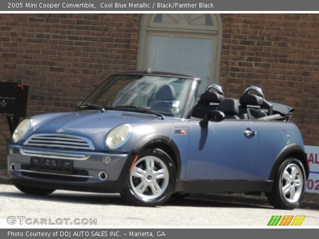 2005 Mini Cooper Convertible in Cool Blue Metallic