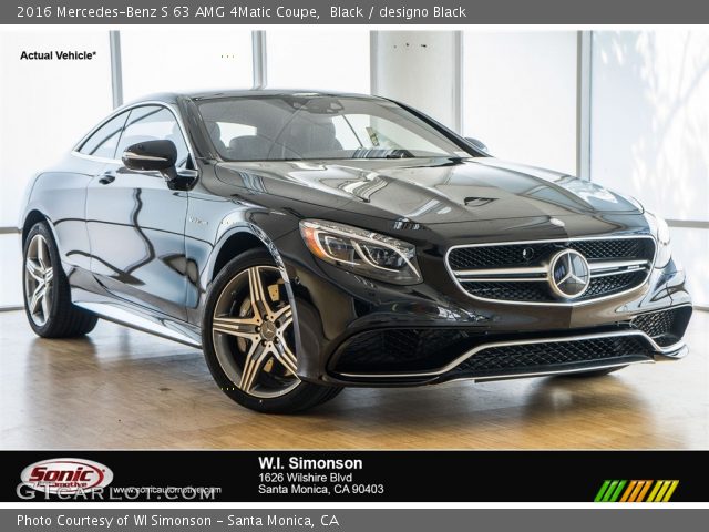 2016 Mercedes-Benz S 63 AMG 4Matic Coupe in Black