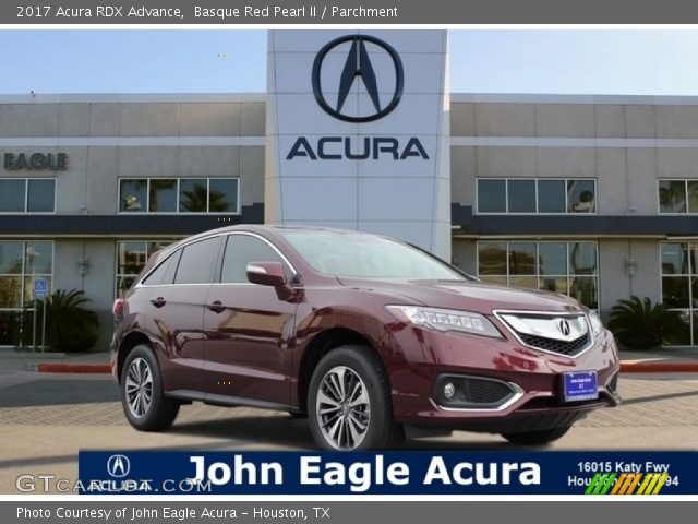 2017 Acura RDX Advance in Basque Red Pearl II