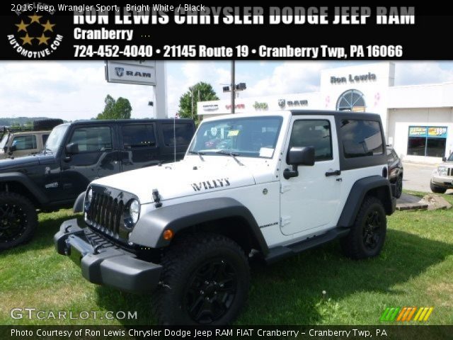 2016 Jeep Wrangler Sport in Bright White