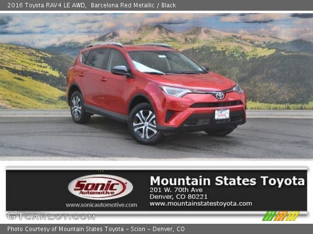 2016 Toyota RAV4 LE AWD in Barcelona Red Metallic
