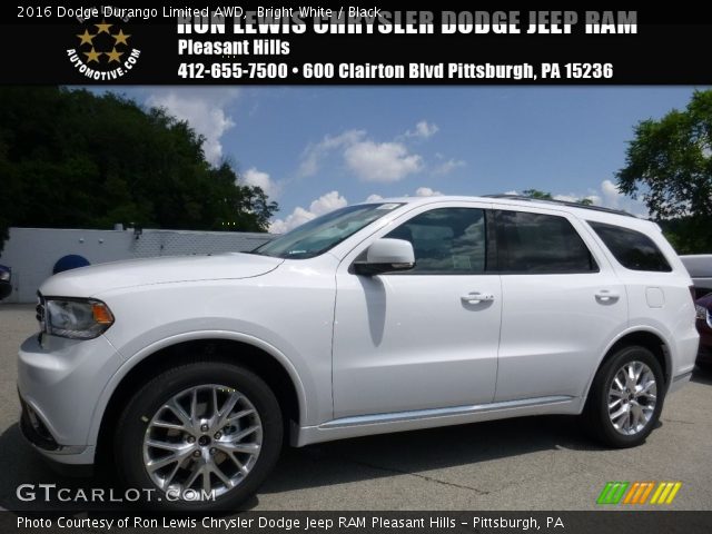 2016 Dodge Durango Limited AWD in Bright White