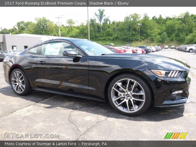 2017 Ford Mustang EcoBoost Premium Coupe in Shadow Black