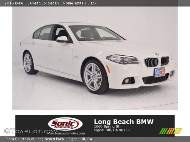 2016 BMW 5 Series 535i Sedan in Alpine White