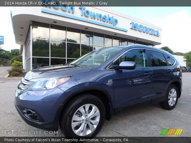 2014 Honda CR-V EX-L AWD in Twilight Blue Metallic