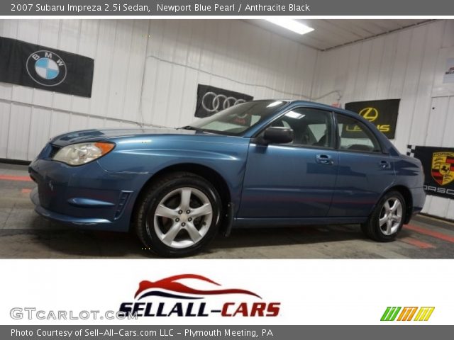 2007 Subaru Impreza 2.5i Sedan in Newport Blue Pearl