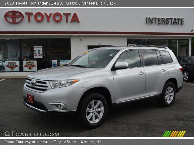 2013 Toyota Highlander SE 4WD in Classic Silver Metallic