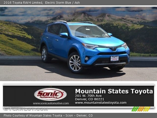 2016 Toyota RAV4 Limited in Electric Storm Blue