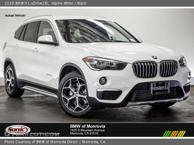 2016 BMW X1 xDrive28i in Alpine White