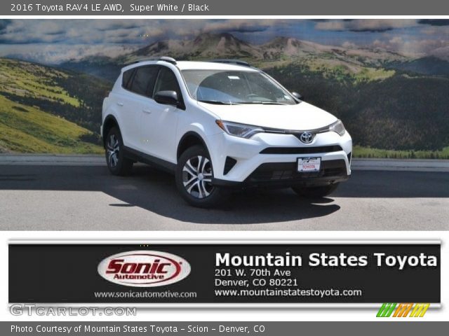 2016 Toyota RAV4 LE AWD in Super White