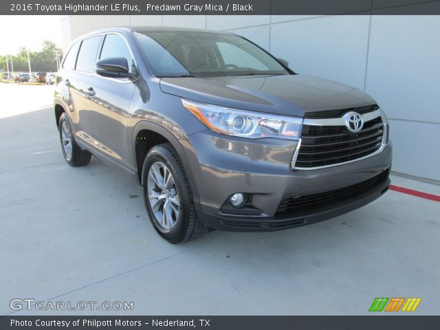 2016 Toyota Highlander LE Plus in Predawn Gray Mica