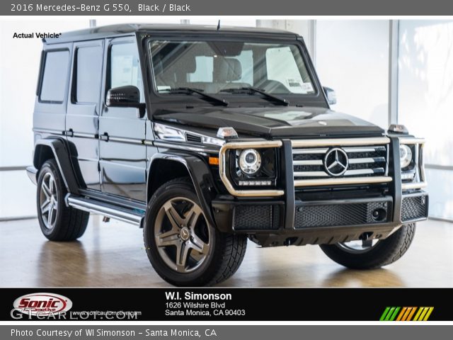 2016 Mercedes-Benz G 550 in Black