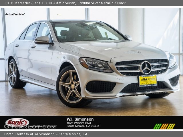 2016 Mercedes-Benz C 300 4Matic Sedan in Iridium Silver Metallic