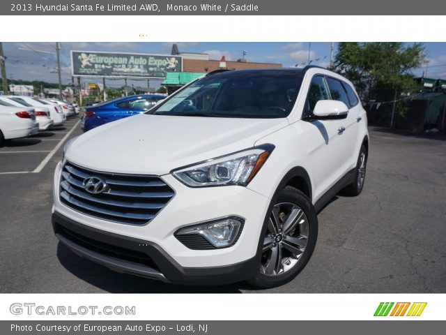 2013 Hyundai Santa Fe Limited AWD in Monaco White