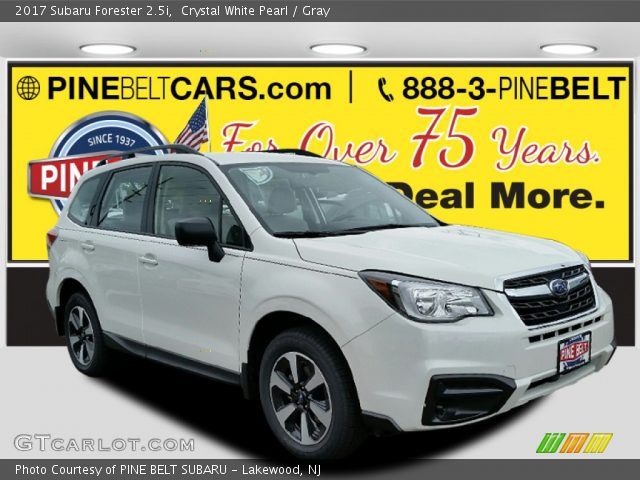 2017 Subaru Forester 2.5i in Crystal White Pearl
