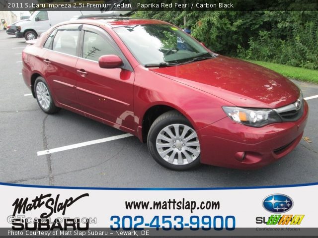 2011 Subaru Impreza 2.5i Premium Sedan in Paprika Red Pearl