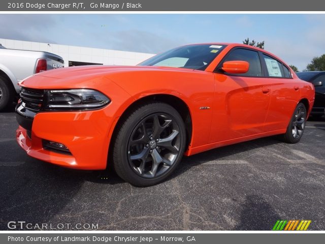 2016 Dodge Charger R/T in Go Mango