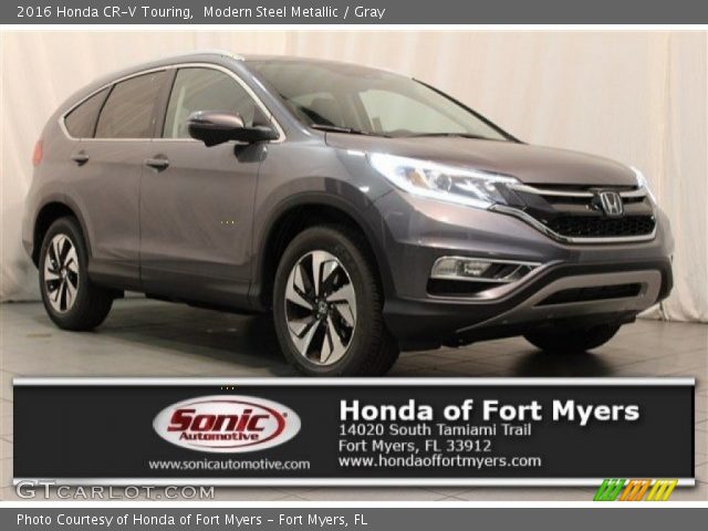 2016 Honda CR-V Touring in Modern Steel Metallic