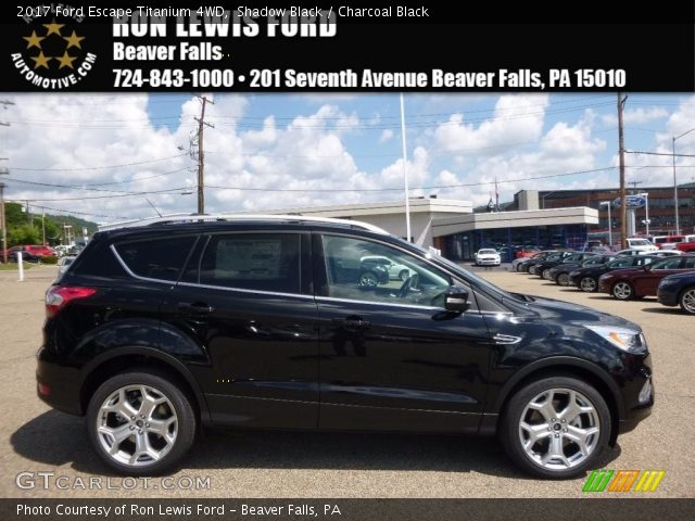 2017 Ford Escape Titanium 4WD in Shadow Black