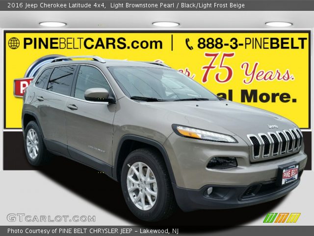 2016 Jeep Cherokee Latitude 4x4 in Light Brownstone Pearl