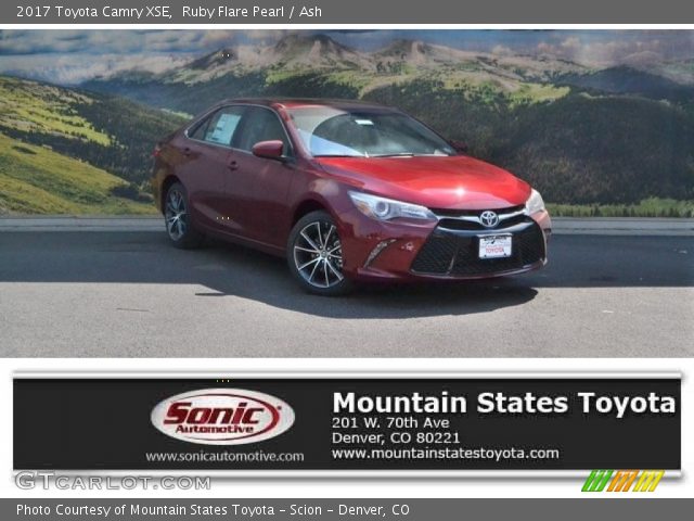 2017 Toyota Camry XSE in Ruby Flare Pearl