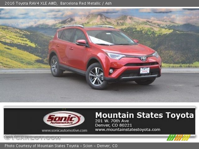 2016 Toyota RAV4 XLE AWD in Barcelona Red Metallic