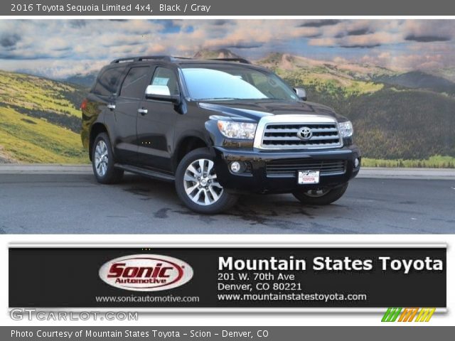 2016 Toyota Sequoia Limited 4x4 in Black