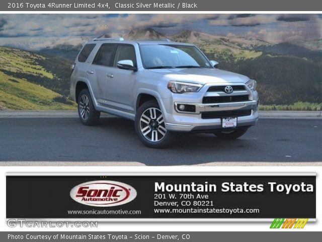 2016 Toyota 4Runner Limited 4x4 in Classic Silver Metallic